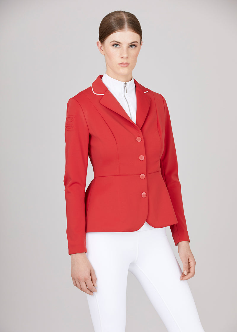 Pleated Show Jacket - Red