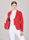 Pleated Show Jacket - Red