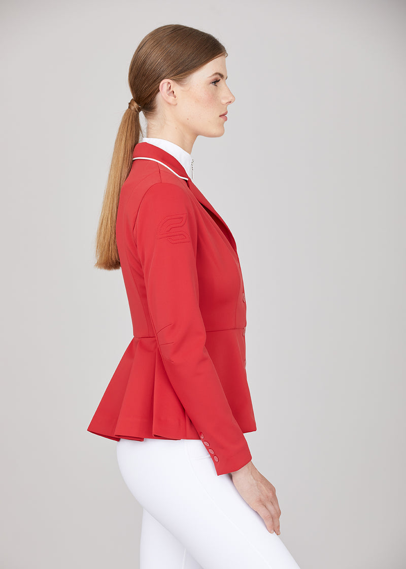 Pleated Show Jacket - Red