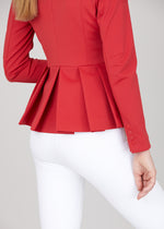 Pleated Show Jacket - Red