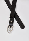 Signature Leather Belt - Black